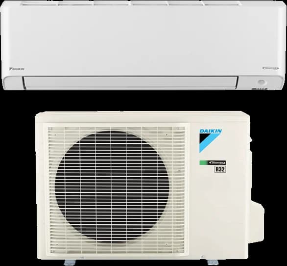 Thermopompe murale Daikin Atmosphera : unité intérieure et unité extérieure