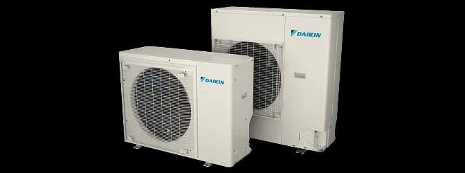 Thermopompes centrales Daikin, unités extérieures